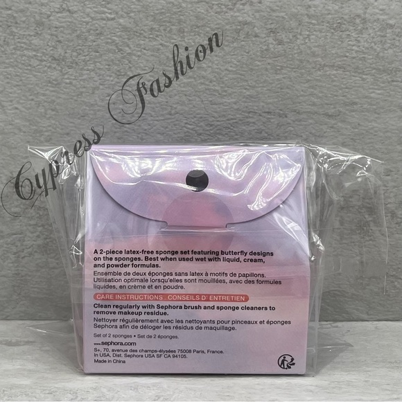 🎉 $5 Sephora Butterfly Beauty Makeup Sponge Set - Picture 2 of 5